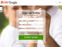 Tablet Screenshot of hiv-single.com